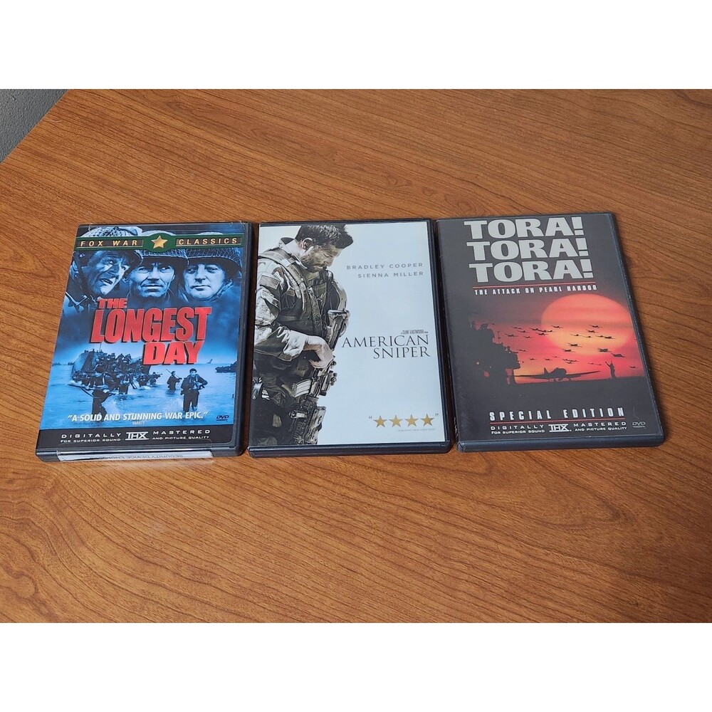 Lot Of 3 DVDs ~ Military / War Movies ~ All Play Like New